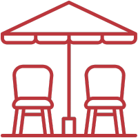 Terassin hoito – ikoni